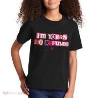 Funny Valentine Quote I'm Yours No Refunds Kids T-Shirt thumb 2