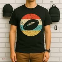 Football Vintage Retro Football T-Shirt thumb 6