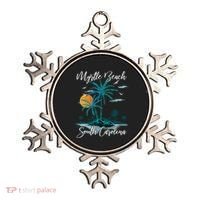 Family Vacation Retro Sunset South Carolina Myrtle Beach Ornament thumb 0