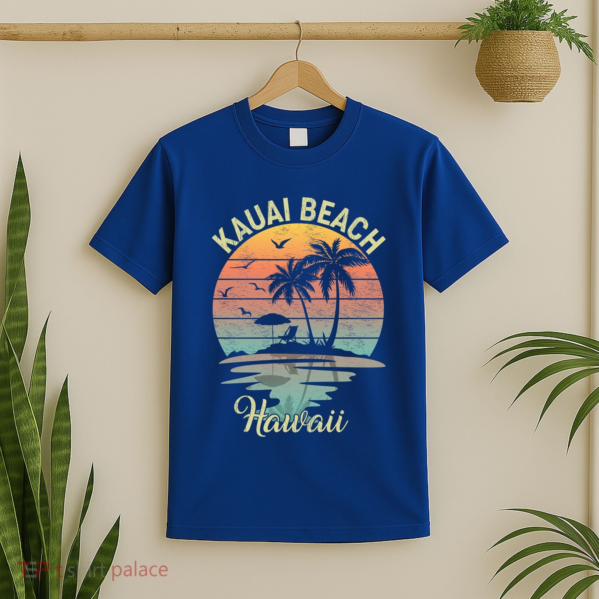Family Vacation Retro Vintage Hawaii Kauai Beach Gift T-Shirt
