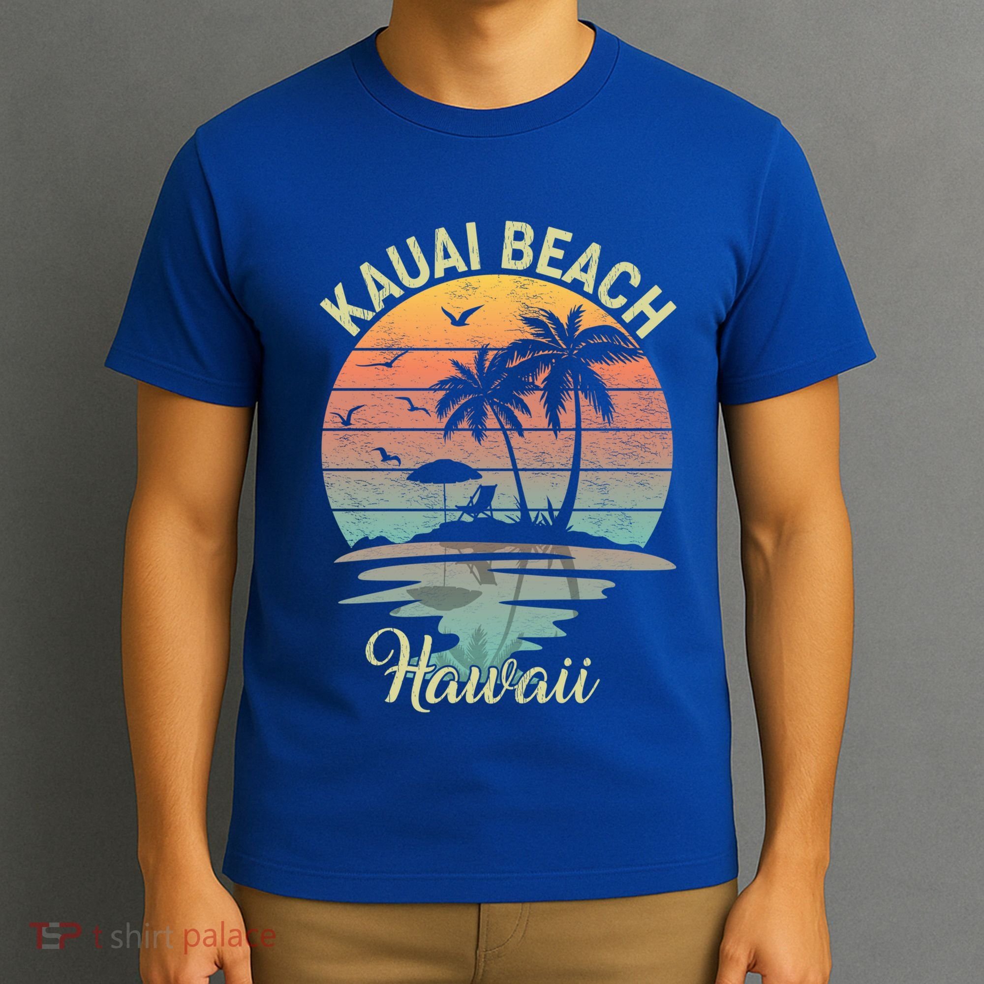 Family Vacation Retro Vintage Hawaii Kauai Beach Gift T-Shirt