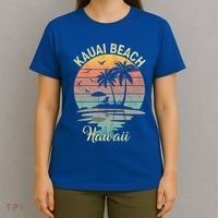 Family Vacation Retro Vintage Hawaii Kauai Beach Gift T-Shirt thumb 4