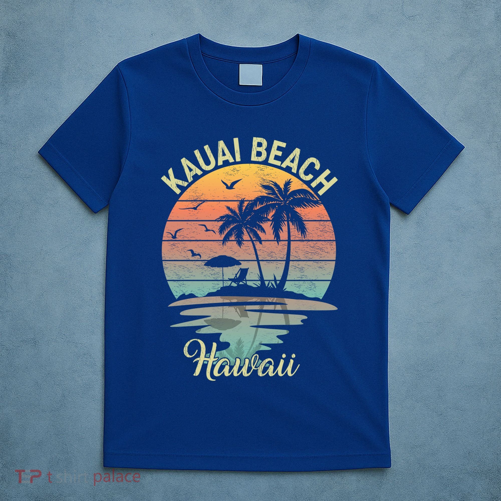 Family Vacation Retro Vintage Hawaii Kauai Beach Gift T-Shirt