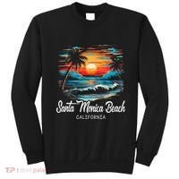 Family Vacation Retro Sunset California Santa Monica Beach Sweatshirt thumb 0