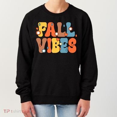 Fall Vibes Retro Groovy Cute Women's Sweatshirt