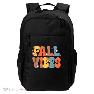 Fall Vibes Retro Groovy Cute Backpack