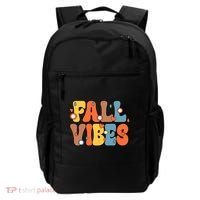Fall Vibes Retro Groovy Cute Backpack thumb 0