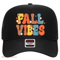 Fall Vibes Retro Groovy Cute Hat thumb 0