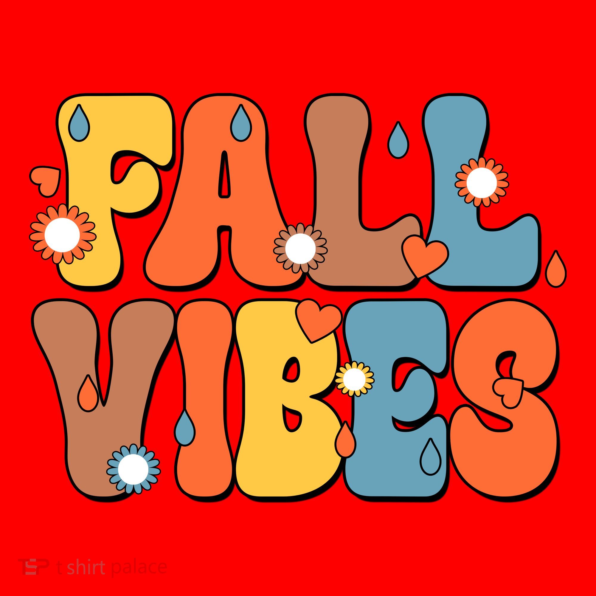 Fall Vibes Retro Groovy Cute Santa Hat