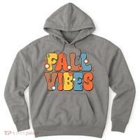 Fall Vibes Retro Groovy Cute Hoodie thumb 0