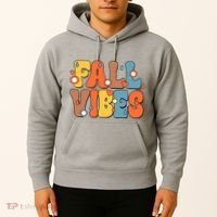 Fall Vibes Retro Groovy Cute Hoodie thumb 2