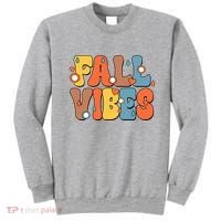 Fall Vibes Retro Groovy Cute Sweatshirt thumb 0