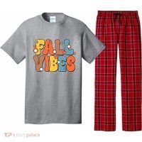 Fall Vibes Retro Groovy Cute Pajama Set thumb 0
