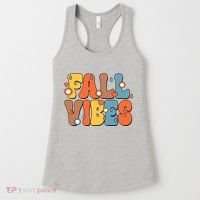 Fall Vibes Retro Groovy Cute Women's Tank Top thumb 0