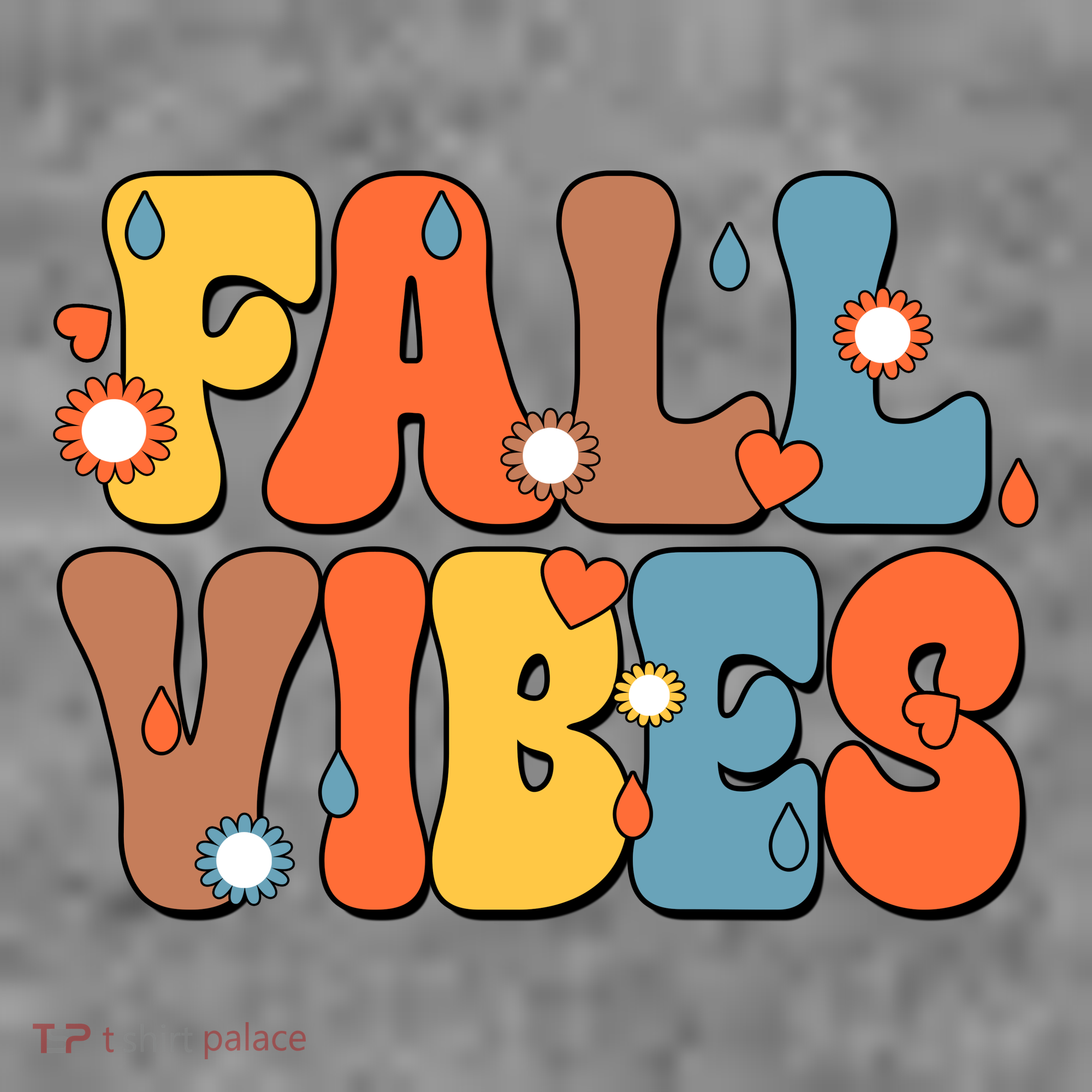 Fall Vibes Retro Groovy Cute Women's Tank Top