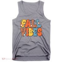 Fall Vibes Retro Groovy Cute Tank Top thumb 0