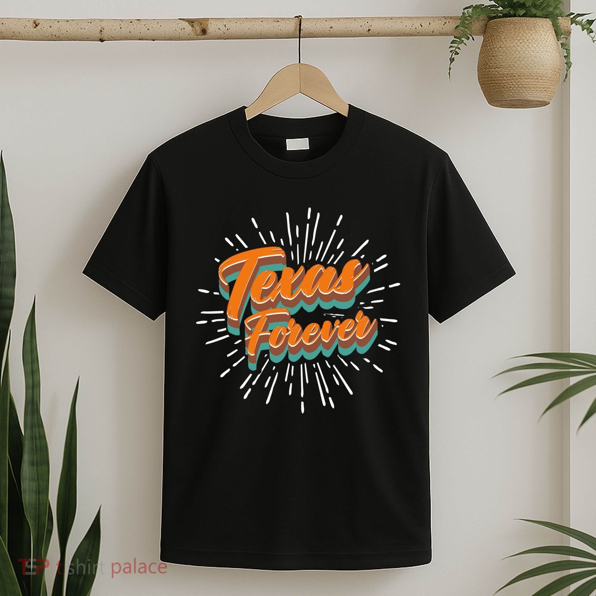 Funny Vintage Retro Starburst Texas Forever T-Shirt