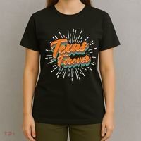 Funny Vintage Retro Starburst Texas Forever T-Shirt thumb 4