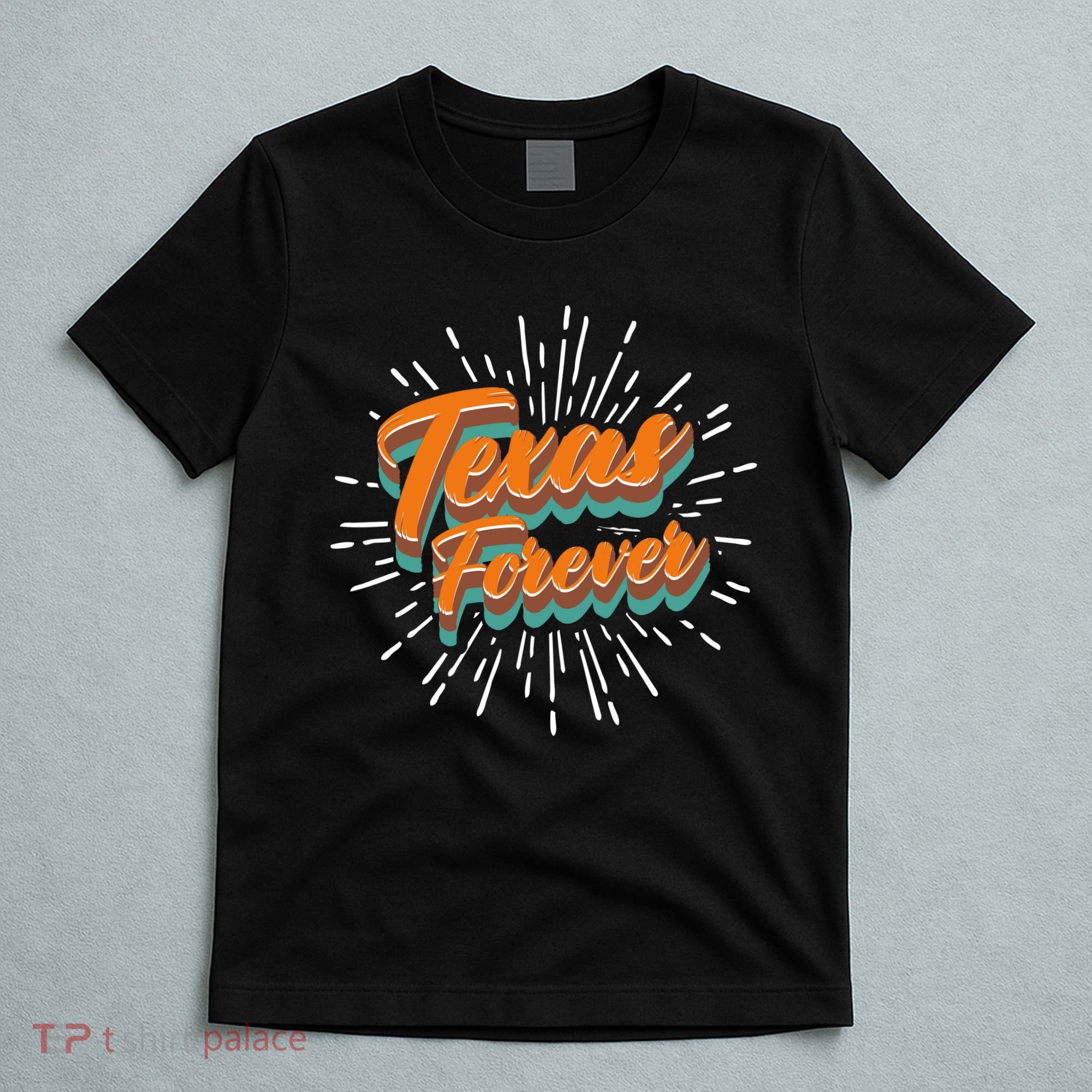 Funny Vintage Retro Starburst Texas Forever T-Shirt