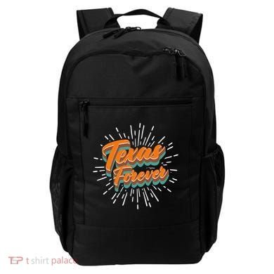 Funny Vintage Retro Starburst Texas Forever Backpack