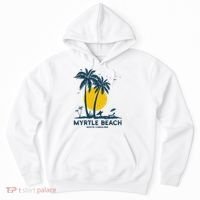 Family Vacation Retro Sunset South Carolina Myrtle Beach Hoodie thumb 0
