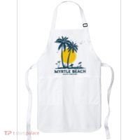 Family Vacation Retro Sunset South Carolina Myrtle Beach Apron thumb 0