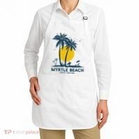 Family Vacation Retro Sunset South Carolina Myrtle Beach Apron thumb 2