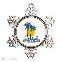 Family Vacation Retro Sunset South Carolina Myrtle Beach Ornament thumb 0
