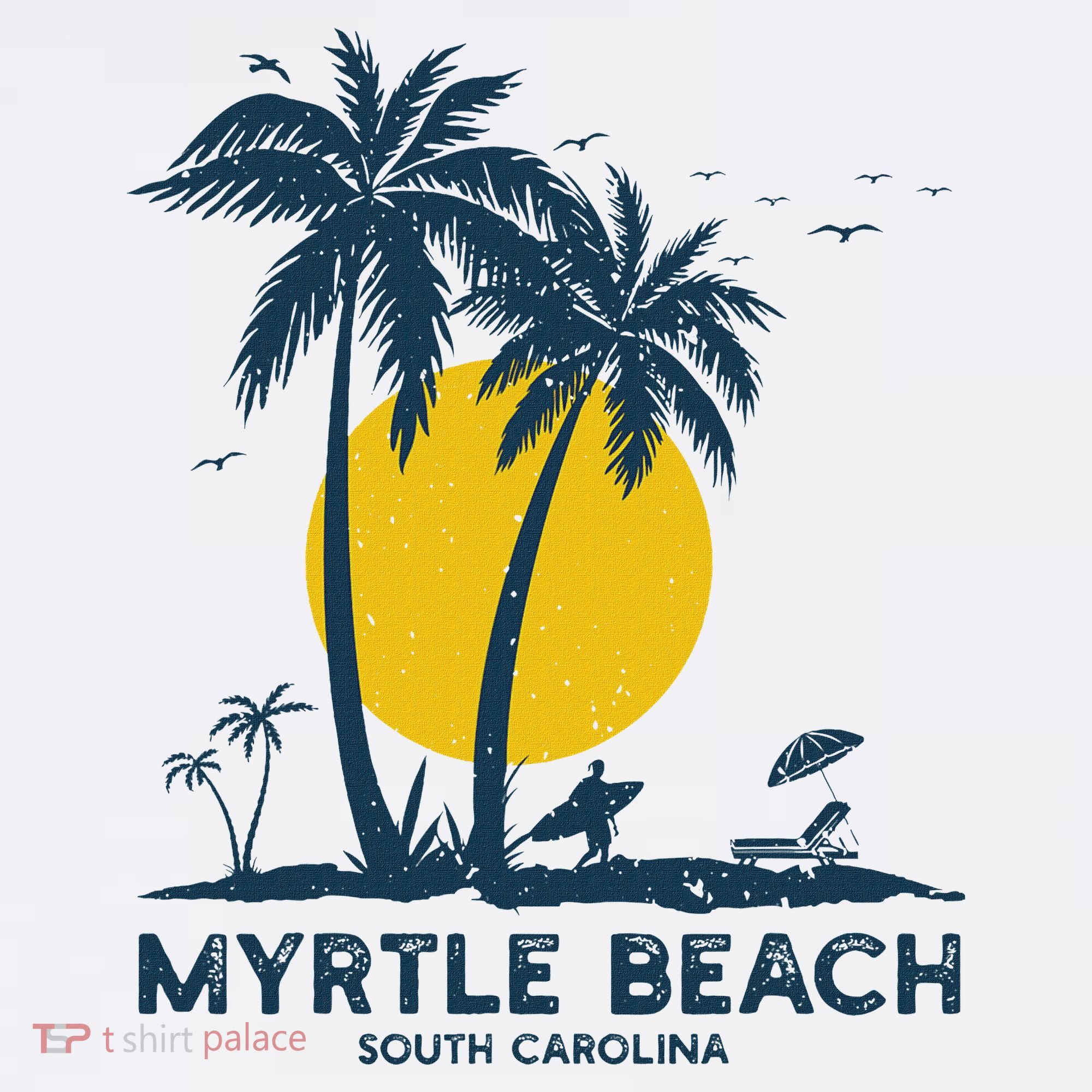 Family Vacation Retro Sunset South Carolina Myrtle Beach Hat
