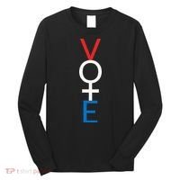 Feminist Vote Red White Blue Voting Long Sleeve Shirt thumb 0