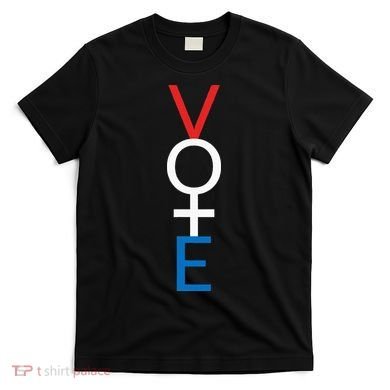 Feminist Vote Red White Blue Voting T-Shirt
