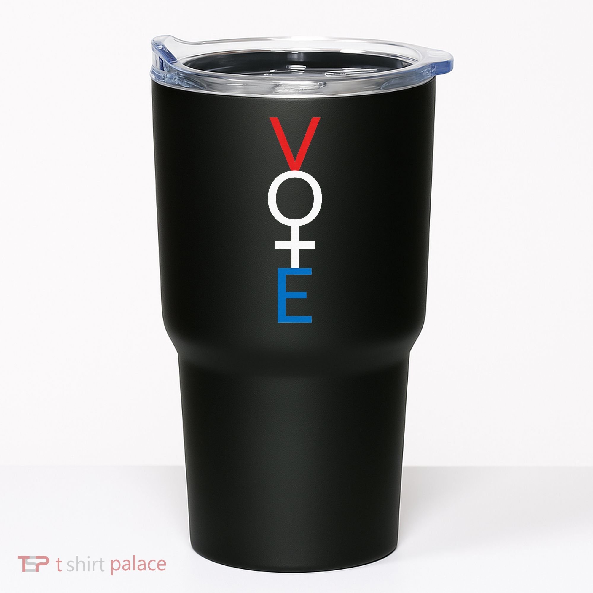 Feminist Vote Red White Blue Voting Tumbler