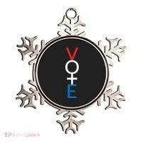 Feminist Vote Red White Blue Voting Ornament thumb 0