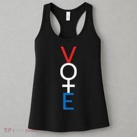 Feminist Vote Red White Blue Voting Women's Tank Top thumb 3