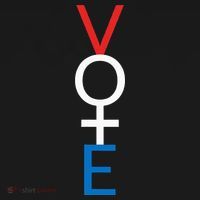 Feminist Vote Red White Blue Voting Tank Top thumb 6
