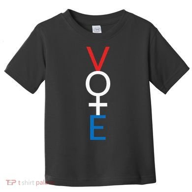 Feminist Vote Red White Blue Voting Toddler T-Shirt