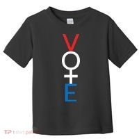 Feminist Vote Red White Blue Voting Toddler T-Shirt thumb 0