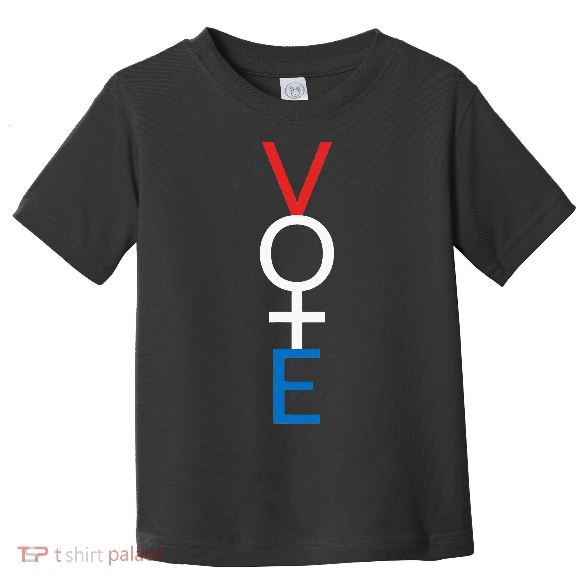 Feminist Vote Red White Blue Voting Toddler T-Shirt