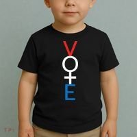 Feminist Vote Red White Blue Voting Toddler T-Shirt thumb 2