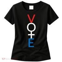 Feminist Vote Red White Blue Voting Women's T-Shirt thumb 0