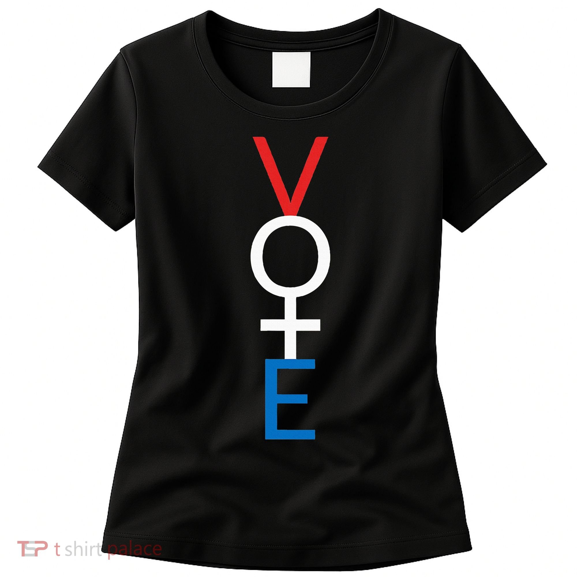 Feminist Vote Red White Blue Voting Women's T-Shirt