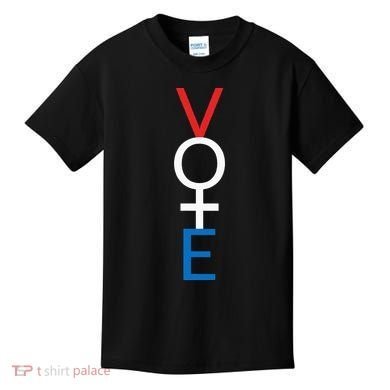 Feminist Vote Red White Blue Voting Kids T-Shirt