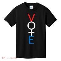 Feminist Vote Red White Blue Voting Kids T-Shirt thumb 0