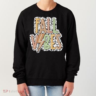 Fall Vibes Retro Autumn Patterns Women's Sweatshirt