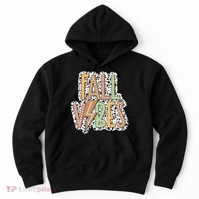 Fall Vibes Retro Autumn Patterns Hoodie