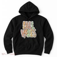 Fall Vibes Retro Autumn Patterns Hoodie thumb 0