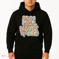 Fall Vibes Retro Autumn Patterns Hoodie thumb 2