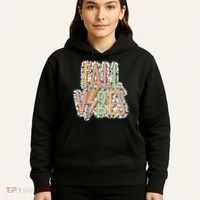 Fall Vibes Retro Autumn Patterns Hoodie thumb 5