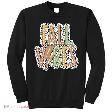 Fall Vibes Retro Autumn Patterns Sweatshirt