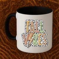 Fall Vibes Retro Autumn Patterns Coffee Mug thumb 2
